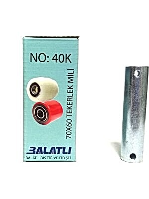 70x60mm Transpalet Tekerlek Mili - 10 Adet - 2