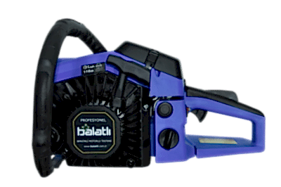 Balatlı 52cc Benzinli Motorlu Testere - Mavi - 2