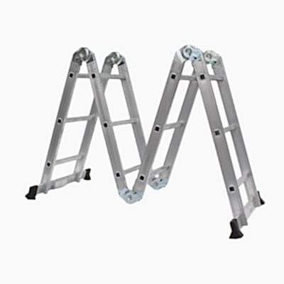 Balatlı Akrobat Merdiven 4*3 12 Basamaklı 3.7 Metre Yükseklik - 2