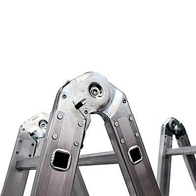Balatlı Akrobat Merdiven 4*3 12 Basamaklı 3.7 Metre Yükseklik - 3