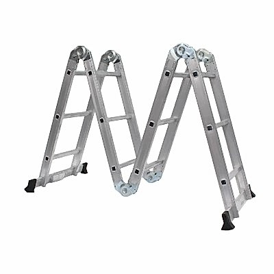 Balatlı Akrobat Merdiven 4*4 16 Basamaklı 4.7 Metre Yükseklik - 2