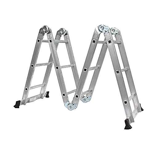 Balatlı Akrobat Merdiven 4*4 16 Basamaklı 4.7 Metre Yükseklik - 2