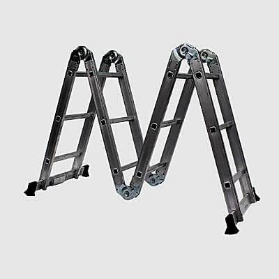 Balatlı Akrobat Merdiven 4*5 20 Basamaklı 5.9 Metre Yükseklik - 2