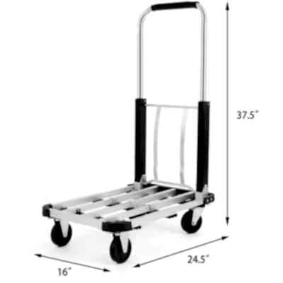 Balatlı Katlanabilir Paket Taşıma Arabası 150 Kg BLT-TA-AT150A - 3