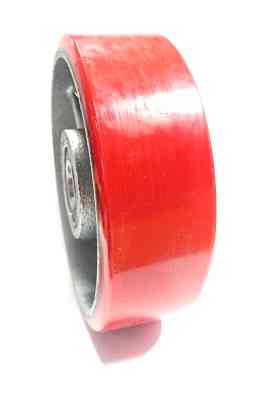 Balatlı Poliüretan Tekerlek 180x50mm Kırmızı - 2