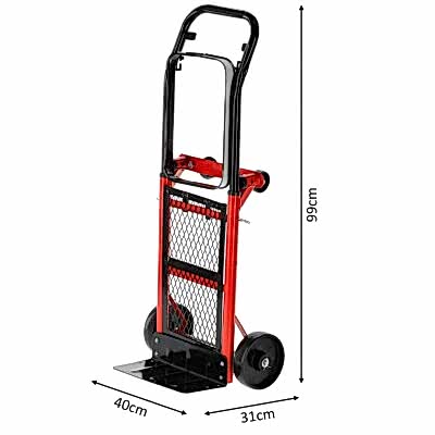 Çok Amaçlı İki Yönlü Kullanılabilir Portatif Taşıma Arabası 90 Kg - 10