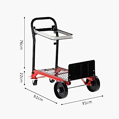 Çok Amaçlı İki Yönlü Kullanılabilir Portatif Taşıma Arabası 90 Kg - 18