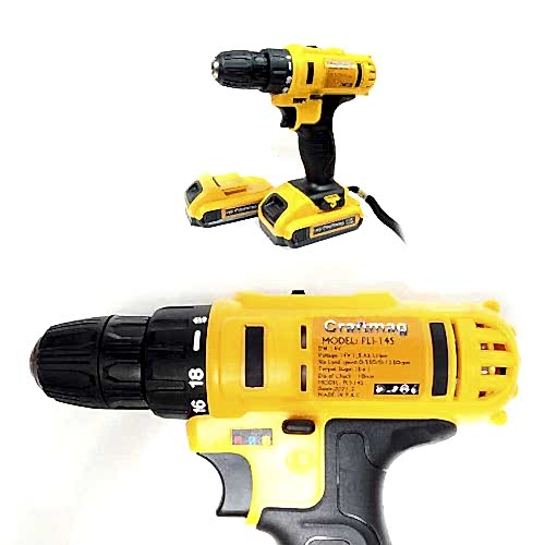 Craftmag 14V Çift Akülü Şarjlı Matkap Seti - 3