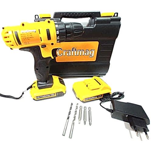 Craftmag 14V Çift Akülü Şarjlı Matkap Seti - 7