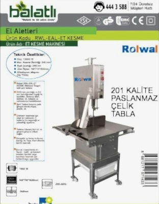 ET KESME MAKİNASI 15000W - 1