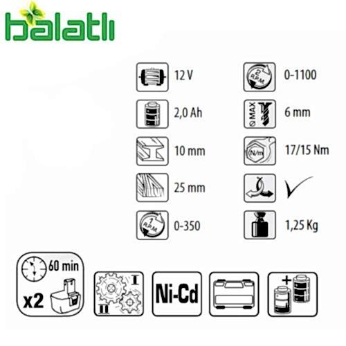 Felisatti Akülü Vidalama FSDCF10/12R2 12V N-C - 2