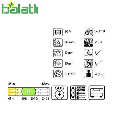 Felisatti Kırıcı Delici FS-RH26/36CVR - 2