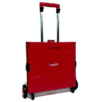 Balatlı Katlanabilir Portatif Market ve Pazar Taşıma Arabası D350 - 2