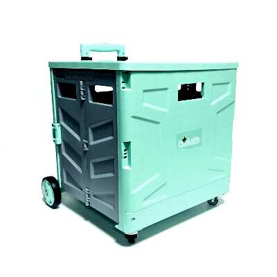 Balatlı Katlanabilir Portatif Market ve Pazar Taşıma Arabası D350 - 7