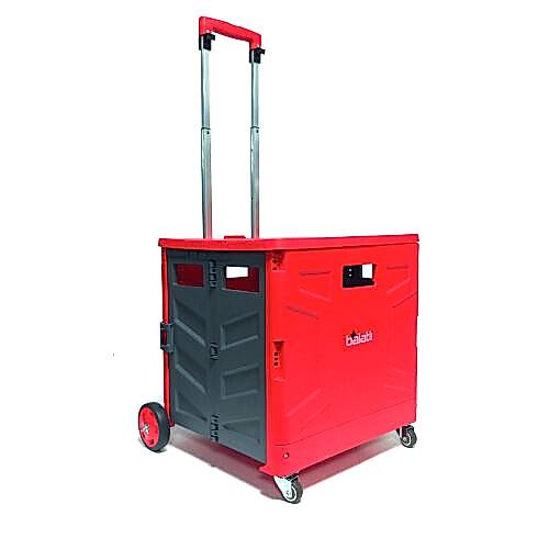 Balatlı Katlanabilir Portatif Market ve Pazar Taşıma Arabası D350 - 13