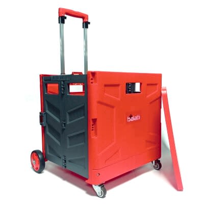 Balatlı Katlanabilir Portatif Market ve Pazar Taşıma Arabası D350 - 11