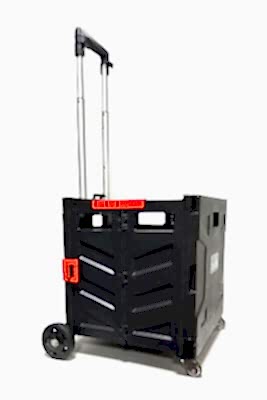 Balatlı Katlanabilir Portatif Market ve Pazar Taşıma Arabası D350 - 15