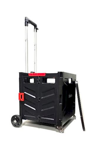 Balatlı Katlanabilir Portatif Market ve Pazar Taşıma Arabası D350 - 16