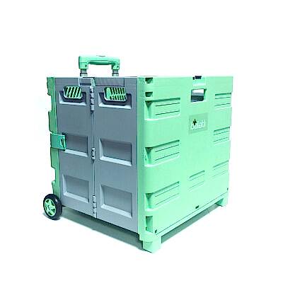 Balatlı Katlanabilir Portatif Market ve Pazar Taşıma Arabası F548 - 8