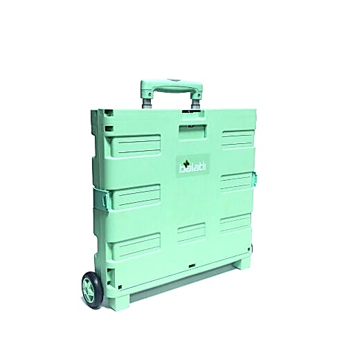 Balatlı Katlanabilir Portatif Market ve Pazar Taşıma Arabası F548 - 9