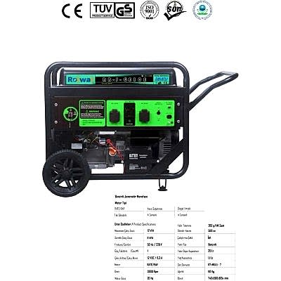 Rolwal 12 Kva Ipli Monofaze Benzinli Jeneratör - 4 Zamanlı Motor - 2