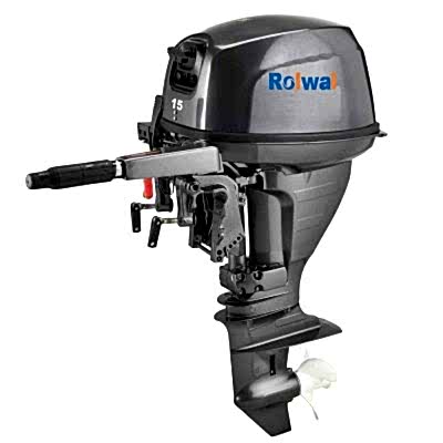 Rolwal 15 Hp Benzinli Kısa Şaft 4 Zamanlı Deniz Motoru - 1