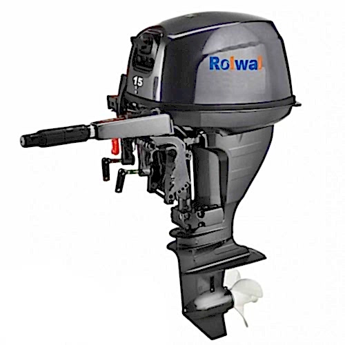 Rolwal 15 Hp Benzinli Kısa Şaft 4 Zamanlı Deniz Motoru - 1