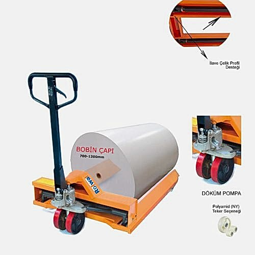 Rolwal 2000 Kg Bobin Taşıma Transpaleti - 1