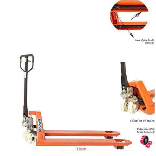 Rolwal 2000 Kg Uzun Çatal 150cm Transpalet FP-TR-SYPIIK20-150 - 1