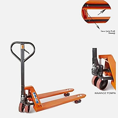 Rolwal 2500 Kg Transpalet BJ-TR-25-52X115-PU - 1
