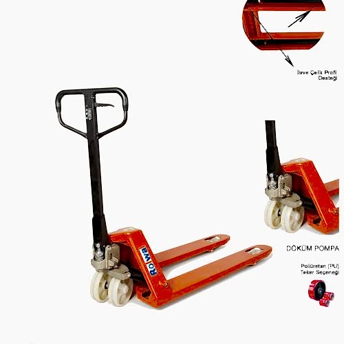 Rolwal 3000 Kg Döküm Pompa Transpalet FP-TR-BF-3T-NY - 1