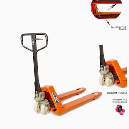 Rolwal 3800 Kg Döküm Pompa Transpalet FP-TR-38-B - 1