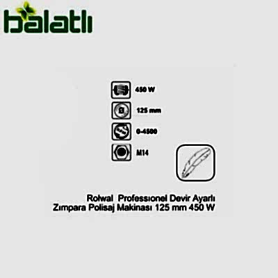 Rolwal 450W Devir Ayarlı Polisaj Makinesi RWL-6010 - 5