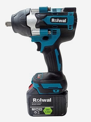 Rolwal Akülü 800 nm Somun Bijon Sıkma ve Sökme Makinesi 15 Pil - 36V 5 Amper - 3