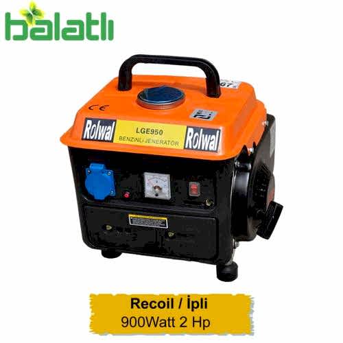 Rolwal Benzinli Jeneratör Monofaze FP-J-LGE950 - 1