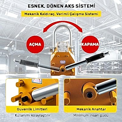 Rolwal Manyetik Kaldıraç 1 Ton - 5