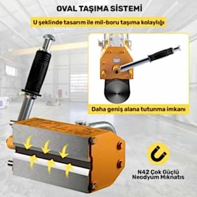 Rolwal Manyetik Kaldıraç 1 Ton - 6