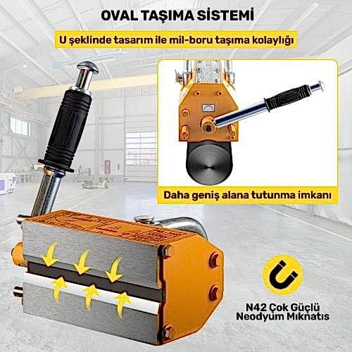 Rolwal Manyetik Kaldıraç 1 Ton - 6